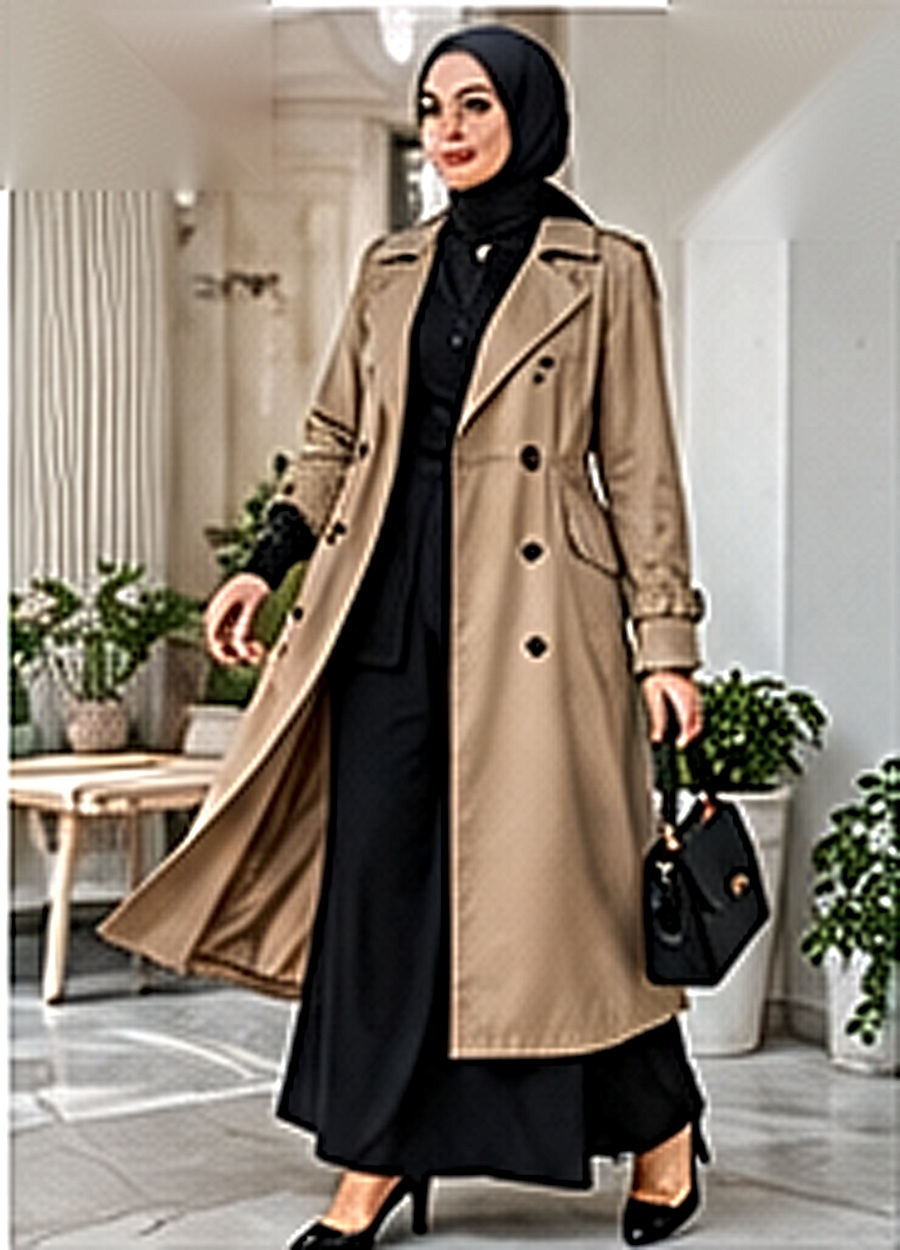 Denim Oversize Ceket Bol Paça Takım